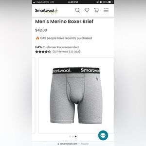 Smartwool Men’s Merino Boxer Brief